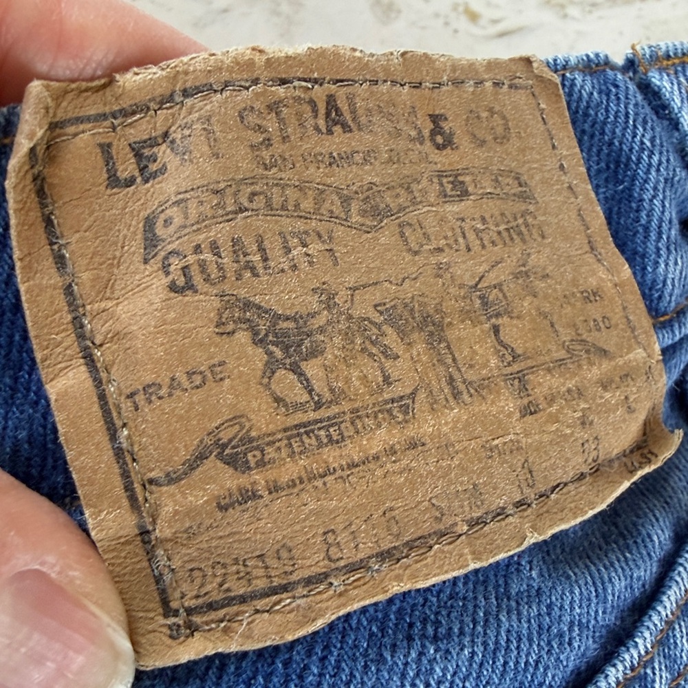 Levi’s Boys Classic Blue Denim Cutoff Shorts Size 10 Slim - Picture 13 of 13